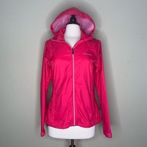 Columbia Windbreaker Jacket Pink Size M